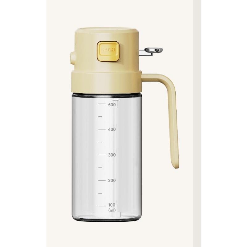 

Glass Oil Pot with Two Functions - Pour and Spray. Home Use Atomizing Oil Sprayer. Integrated Pour and Spray Kitchen Oil Pot. бежевий