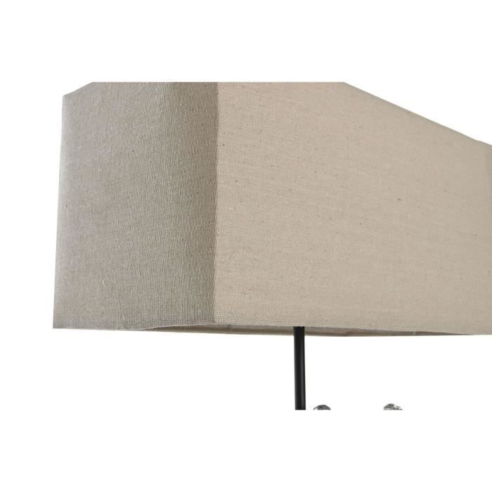 Lampe De Bureau - Non Spécifié - Argenté - Beige - Métal Et Résine - 36x21,5x43 Cm