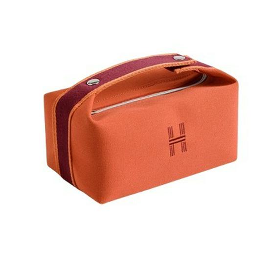 Portable H Canvas Bag: Large Capacity, Waterproof, Dustproof; Ideal for Lunch, Cosmetics, and Toiletries