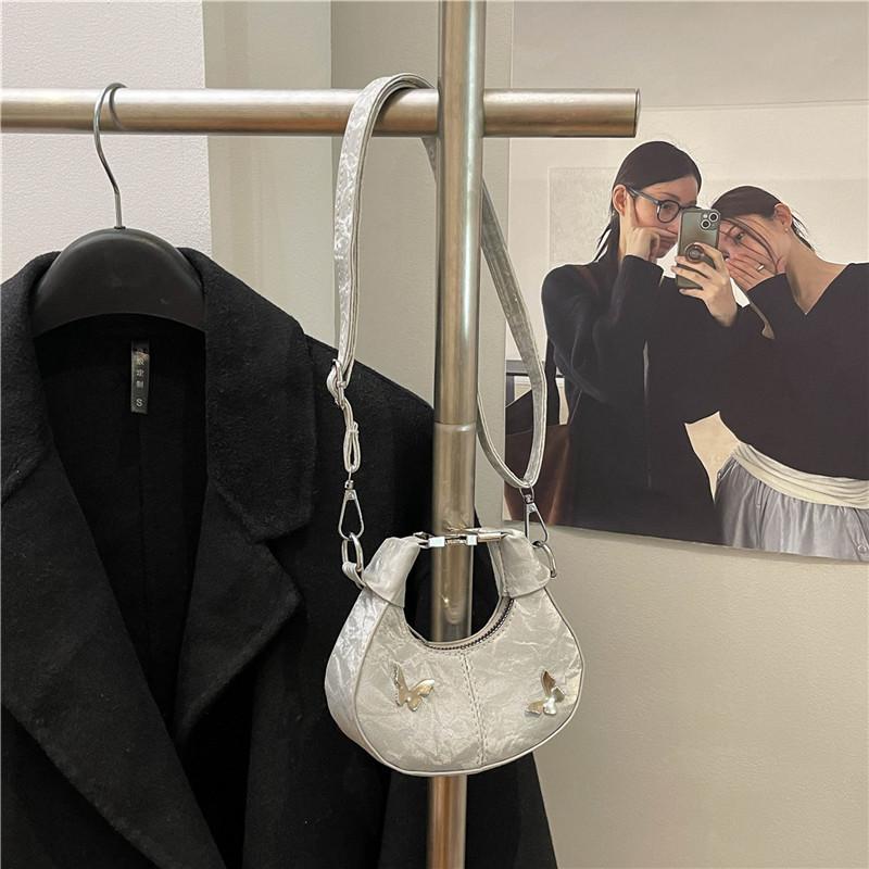 New Chinese Style National Style Bag Women's 2025 New Casual Messenger Bag Casual Fashion Shoulder Underarm Bag Chain Bag
