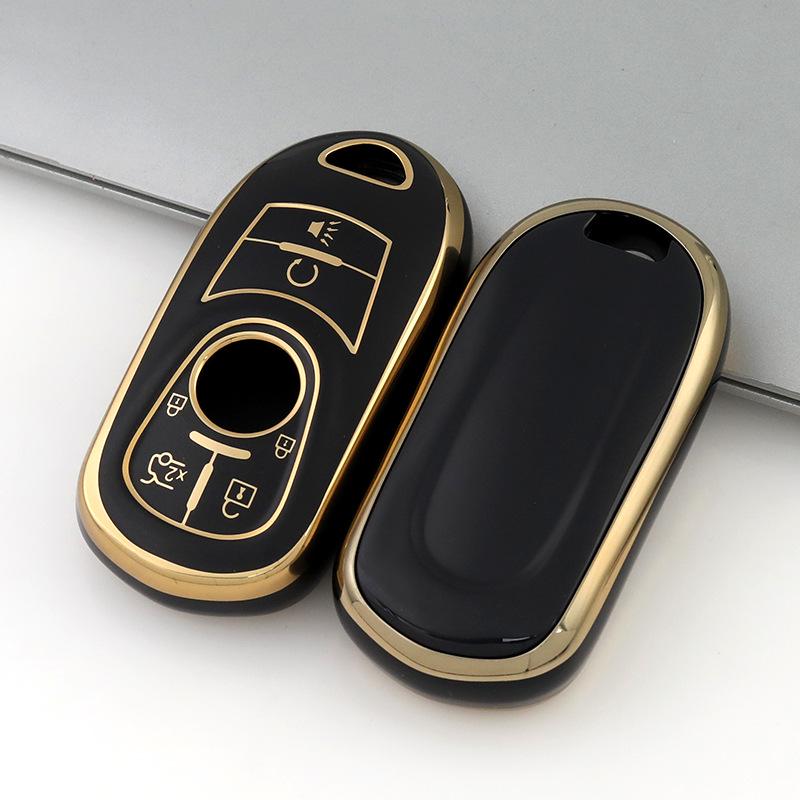 Buick Envision Key Cover for Encore GX, Regal, LaCrosse, GL68 - Decorative Car Bag Shell with Buckle