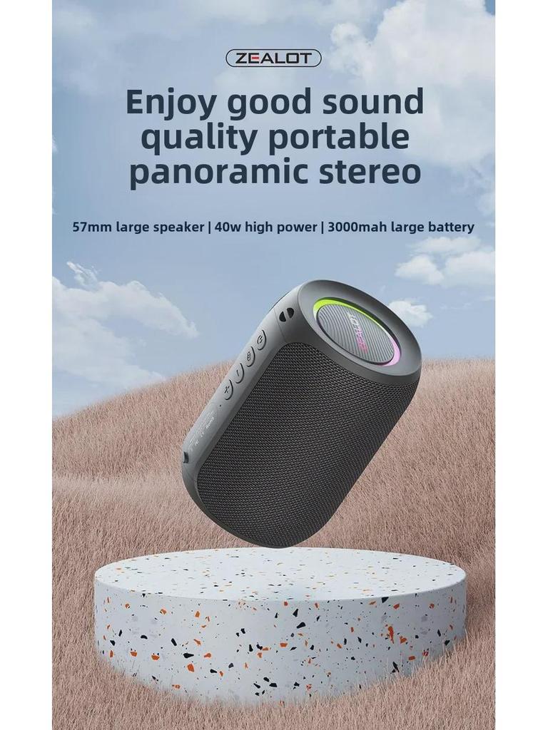 Portable Bluetooth Subwoofer Speaker for Outdoor, Car, and Home Use