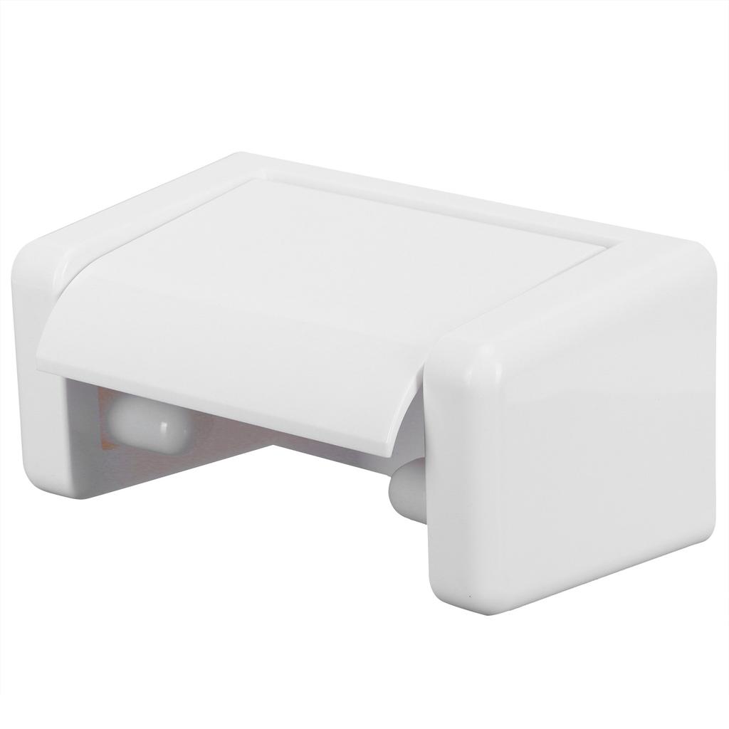 Wall Mounted Toilet Paper Holder Roll Paper Holder Toilet Tissue Rack for BathroomWhite
