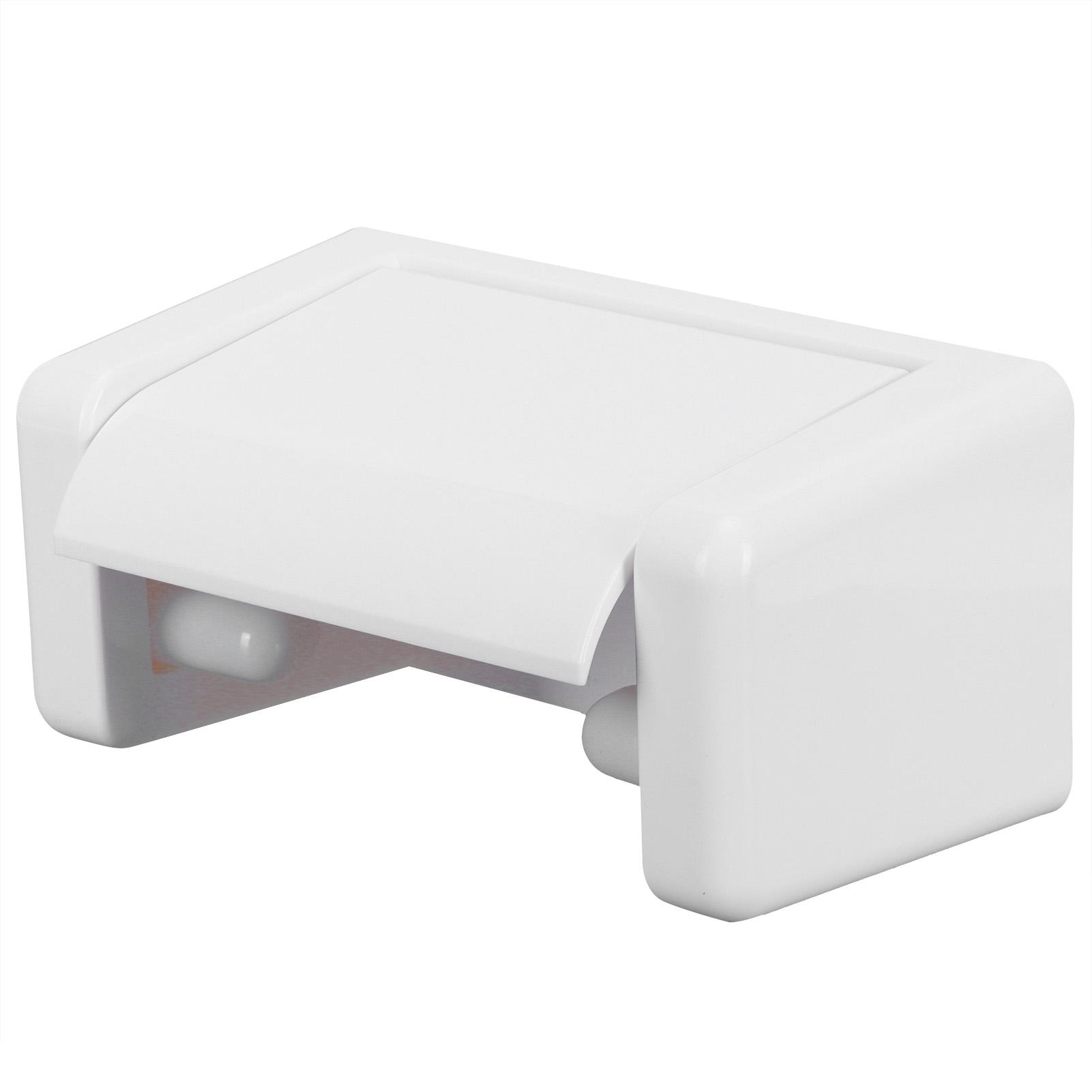 

Wall Mounted Toilet Paper Holder Roll Paper Holder Toilet Tissue Rack for BathroomWhite белый
