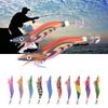 10Pcs/pack Saltwater and Freshwater Angling Shrimp Cuttlefish Jig Hook Squid Jig Fishing Lures Set with Shrimp Designs