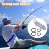1/2/3Pcs Magnetic Fishing Lure Hook Holder with Rubber Rings Bait Hook Without Hole Holder Automatic Fishook Keeper Outdoor Fishing Accessories