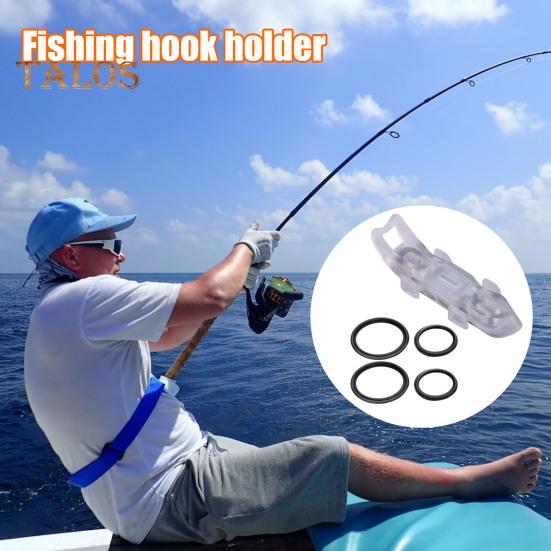 1/2/3Pcs Magnetic Fishing Lure Hook Holder with Rubber Rings Bait Hook Without Hole Holder Automatic Fishook Keeper Outdoor Fishing Accessories