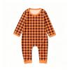 Family Matching Halloween Pajama Set with Patchwork Print - Cozy Loungewear for Parents and Kids