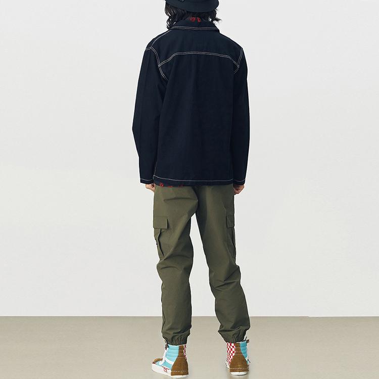 Vans Red Lip Work Jacket Men Jackets Black VN0A3WF1Z4A