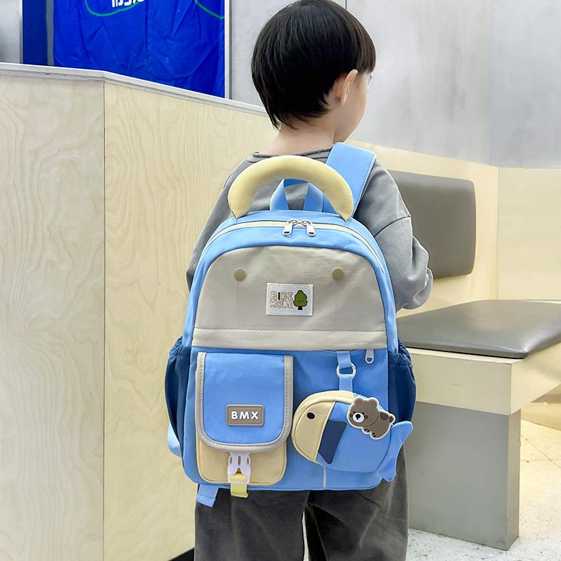 Schoolbag Kindergarten Schoolbag 1011 New Middle and Large Classes 1-1 Years Old Boys and Girls Lightweight Backpack Preschool Backpack