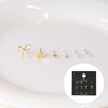12-SET Allergy-preventing Earrings with Silicone Pearls