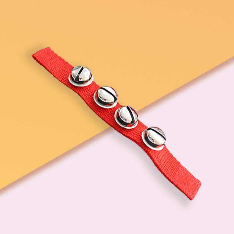 

1PC Red Wrist Bell Christmas Festive Decoration Jingle Shaking Bell Atmosphere Creation Accompaniment Instruments Party Gift ZYF Other