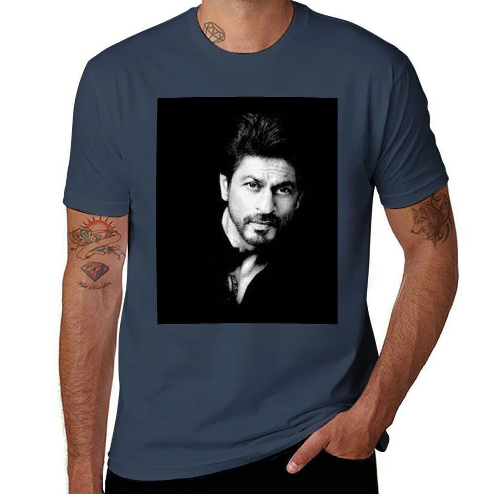 Wallpaper Shah Rukh Khan Tshirt Work Utility Casual Tee Shirt S