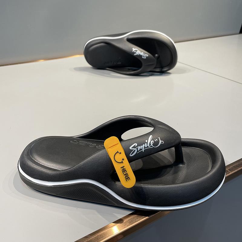 Fashion Men's EVA Thong Sandals Cushioned Non-Slip Summer Beach Shoes Lightweight Casual Outdoor Walking Slippers with Soft Sole