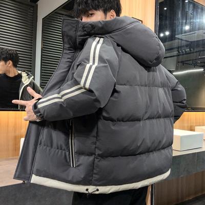 Ropa de invierno para hombre acolchada de algodón estilo coreano moderna holgada chaqueta acolchada de algodón estudiantes guapo holgada moderna marca abrigo acolchado de algodón chaqueta pan
