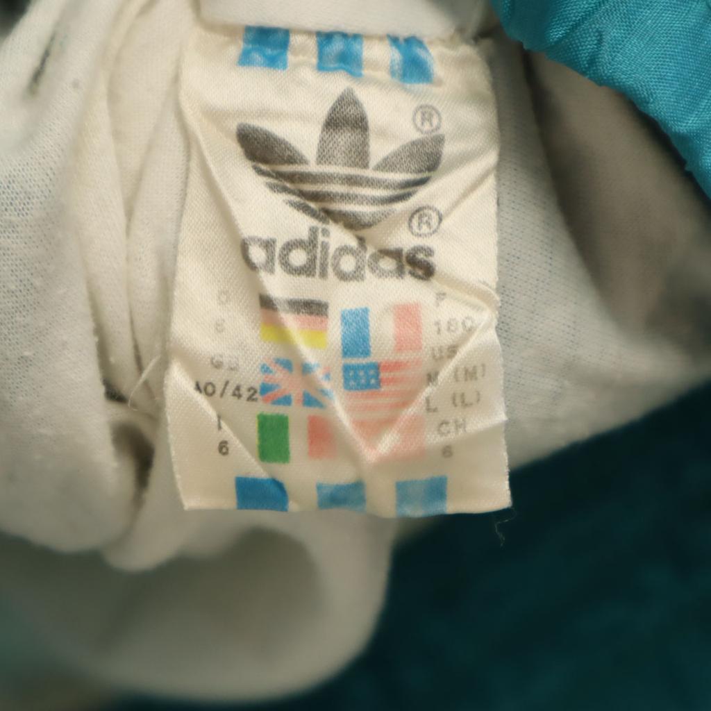 Adidas 80s Vintage Track Jacket D6 Turquoise Men's Used