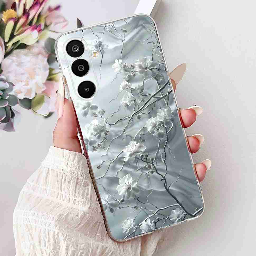 For Samsung Galaxy M16 5G Case Colorful Flower Butterfly Soft Silicone TPU Cover For Samsung m16 M16 5G 6.7" Phone Shell Bumper