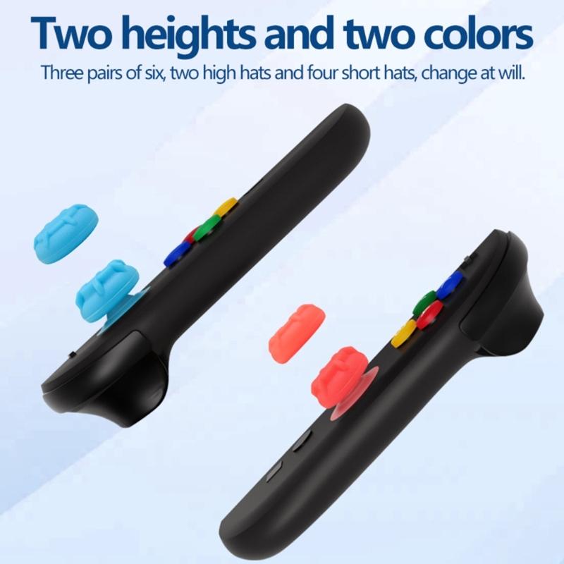 Silicone Joystick Covers Not Slip Thumb Caps Silicone Controller Thumb Grips Silicone Thumbstick Covers set for Switch2