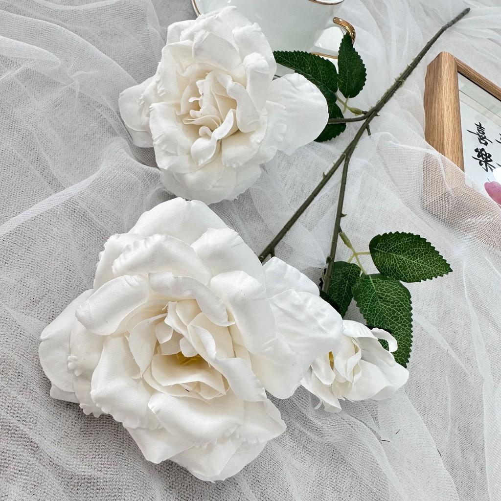 

Decorative Rose Faux Flower Arrangement For Living Room Party Gift Decoration белый