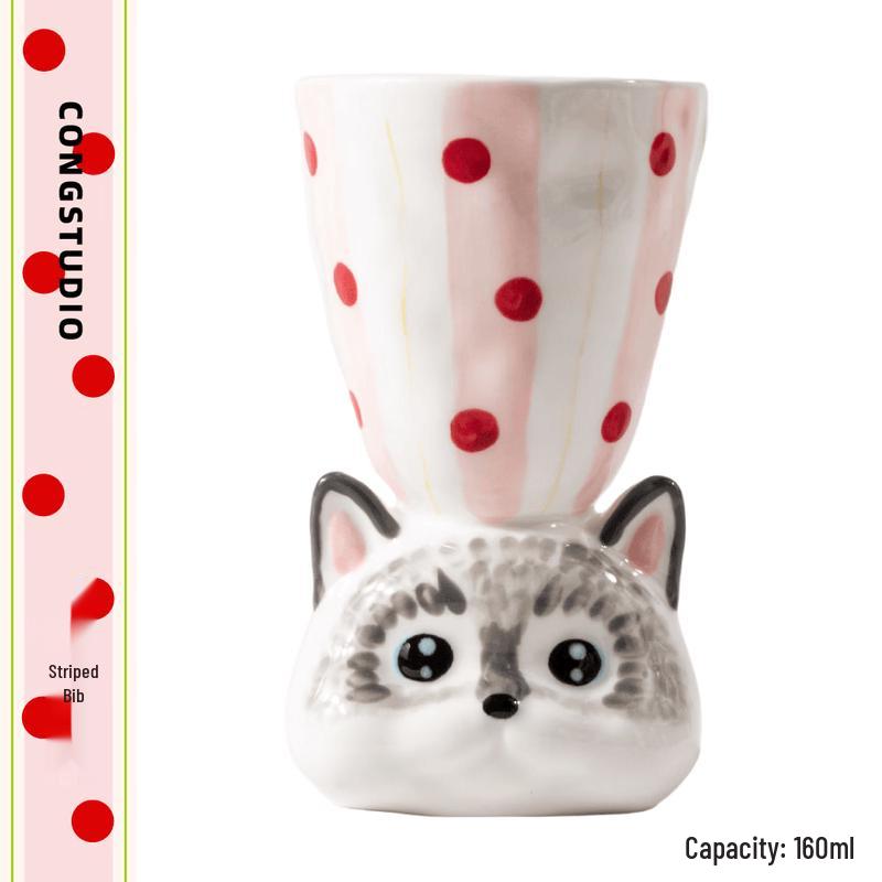 CONGSTUDIO Cute Cat Ceramic Mug