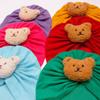 New Warm Baby Pullover Hat, Bear Head Halogen Door Children's Hat, Soft and Comfortable Baby Tire Hat
