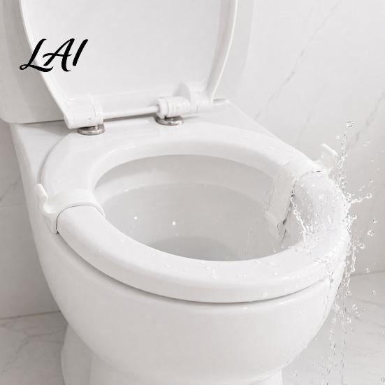 Toilet Seat Lift Handle Stabilizers Fixing Buckle Non Slip Thickened Buckle Clip for Wobbly Loose Seats Bathroom Accessory Stabilizers