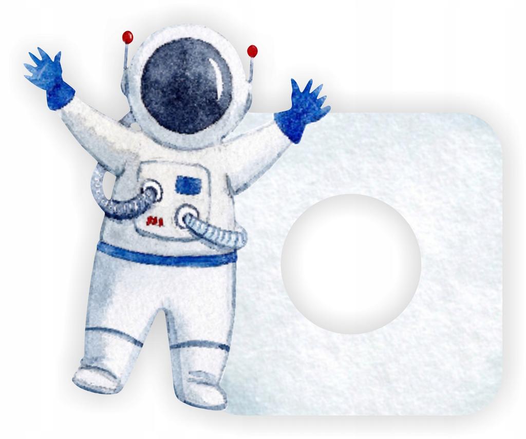 Protective Sticker for the Switch in a Child' Room - Cosmonaut