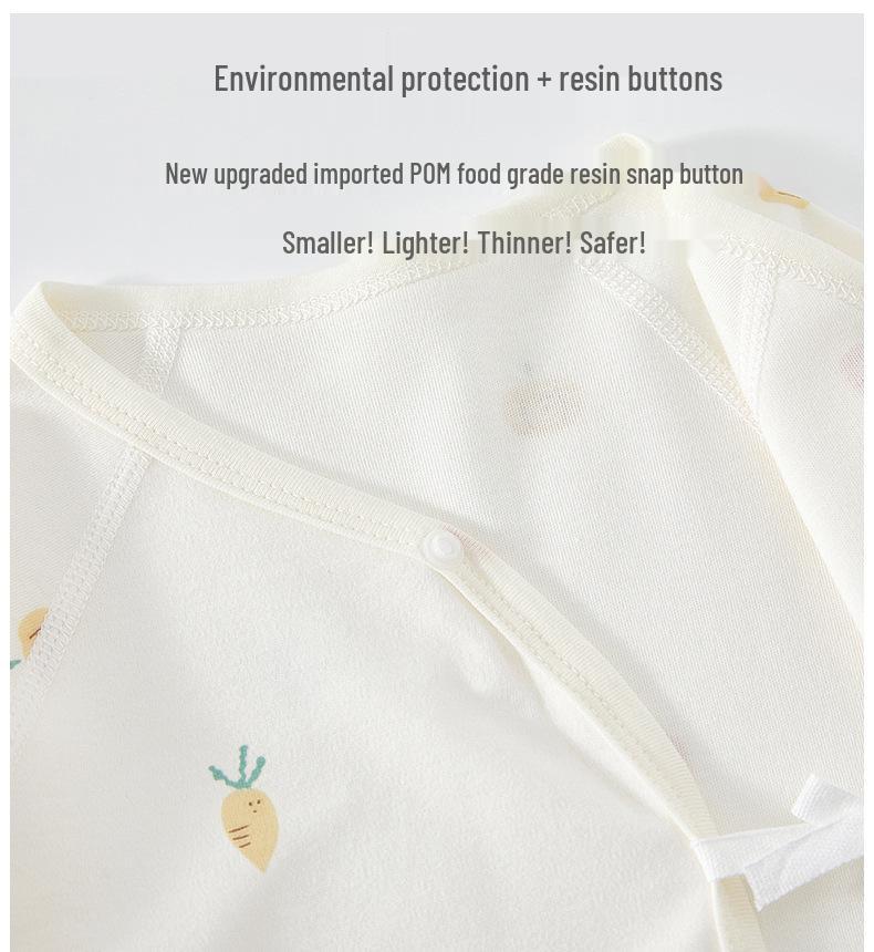 Newborn Pure Cotton Jumpsuit: All-Season Butterfly Romper for 0-6 Months