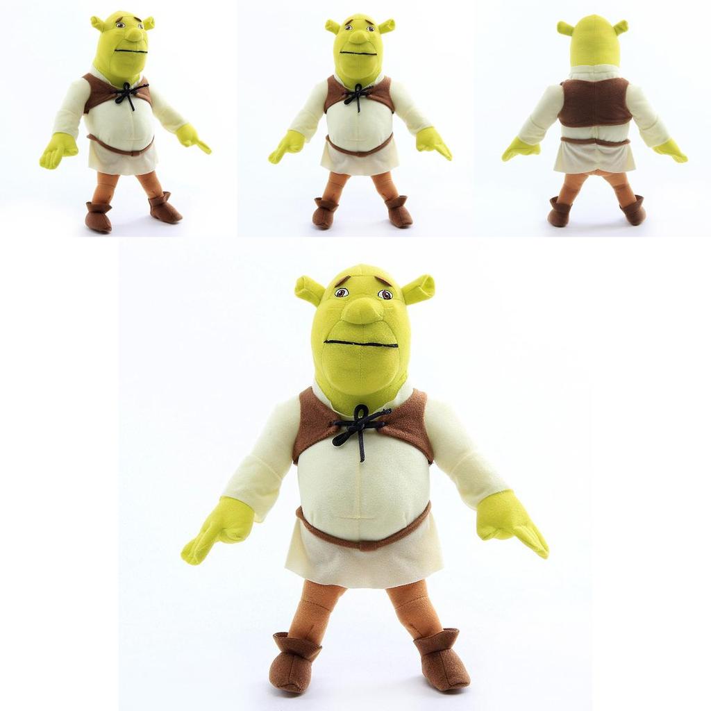 Enorme Peluche di Shrek Giocattolo Morbido Orco Shrek Cuscino Morbido e Accogliente per Bambini Regalo 40cm
