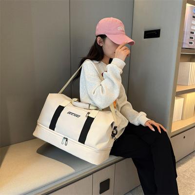 Travel Bag Handheld Large Capacity Swimming Men and Women's Luggage Waterproof Storage Bag Short Distance Lightweight Business Trip Travel Oxford Bag