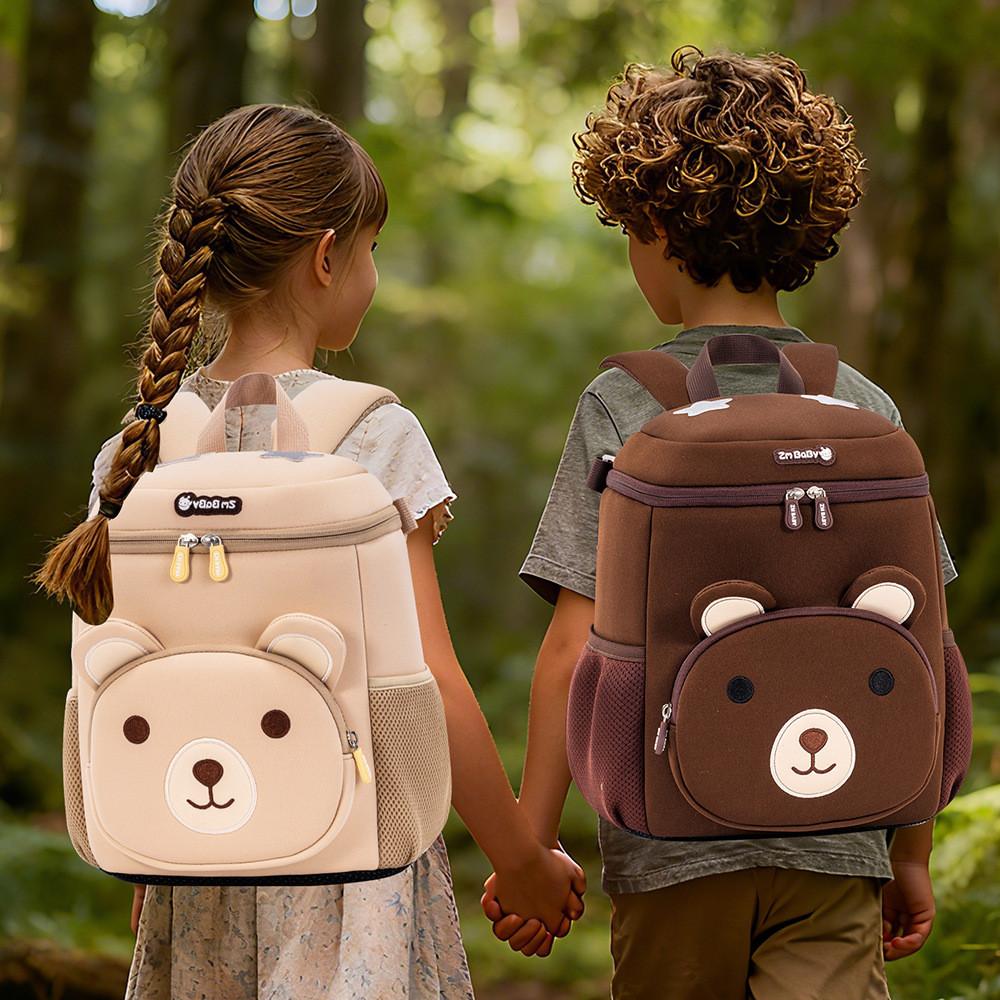 Sesame Baby Cartoon Kids School Backpack With Reflective Safety Night Light For Toddlers