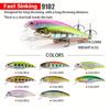 FTK Hot Model Sinking Mino Fishing Bait 5.2cm 4.5g Jerkbait Bass Pike Carkbait Wobblers Bait Professional Hard Bait