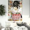 VIKAMA Japanese Anime Color Tapestry Wall Hanging Bohemian Wallcloth Mandala Wallcloth Bedroom Home Aesthetic Decoration