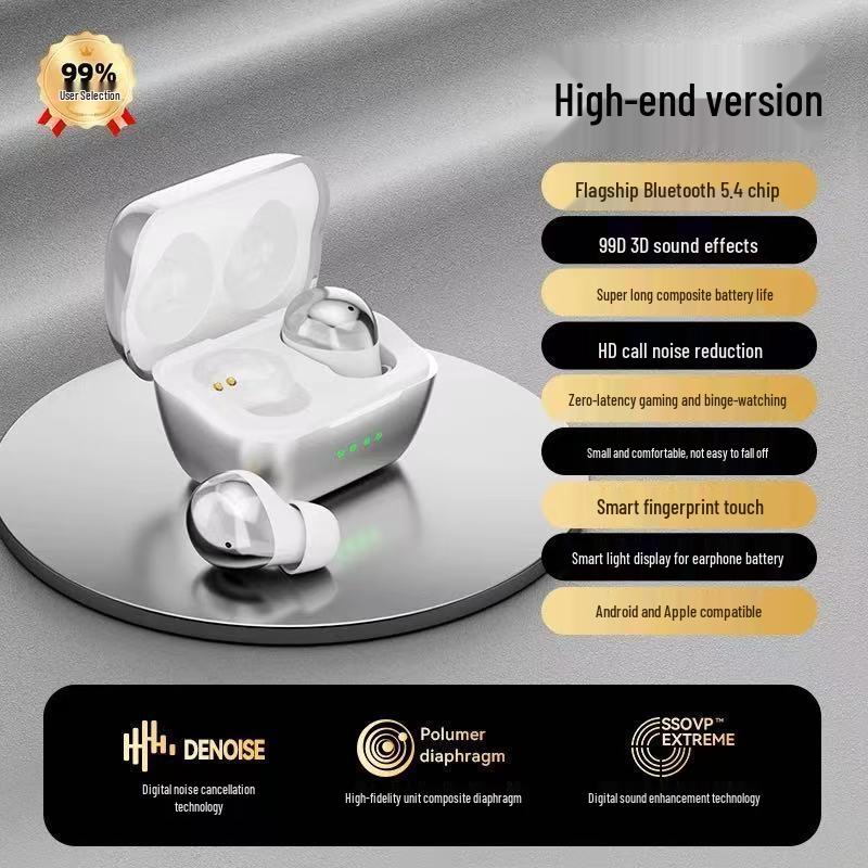 2025 Mini In-Ear Wireless Noise Cancelling Bluetooth Sports Headphones