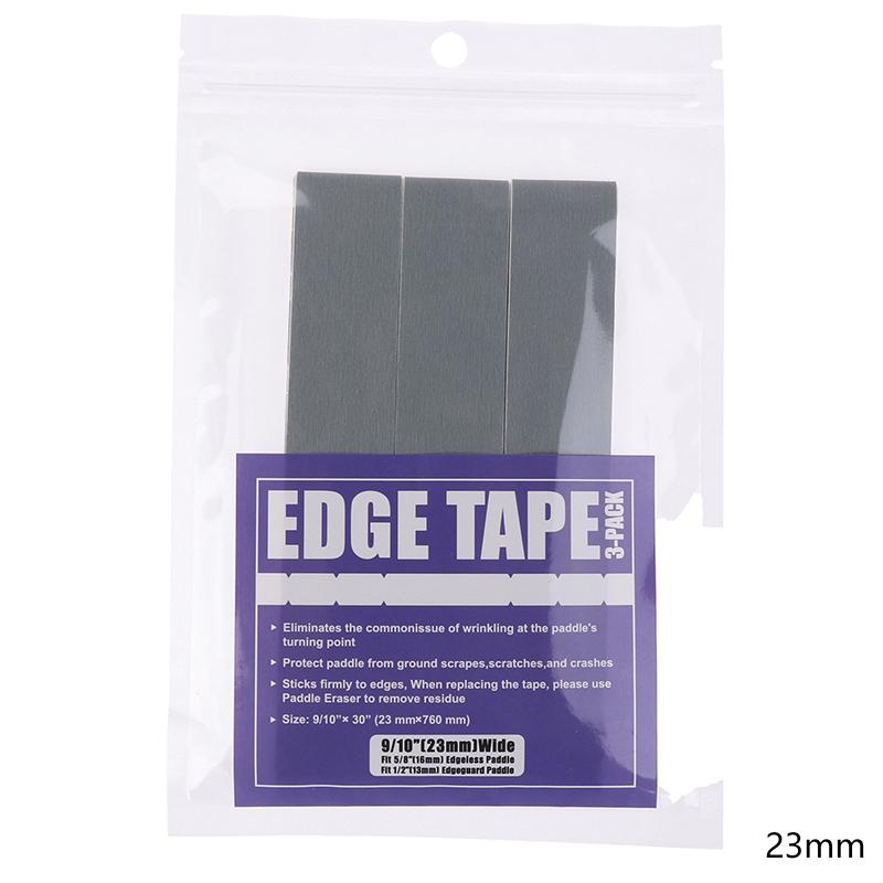 3Pcs Pickleball Racket Edge Sticker Paddle Head Edge Tape Sticker Reduce Impact And Friction Prevention Frame Protective Tape