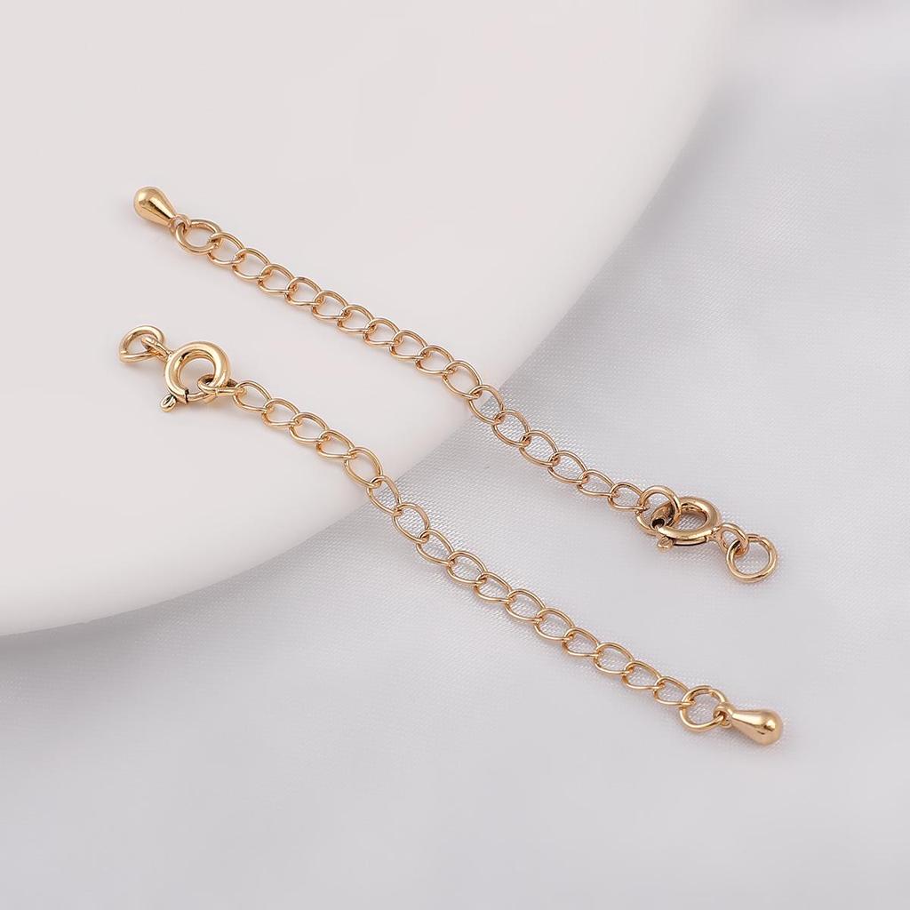 Alloy Teardrop Pendant Chain for DIY Jewelry and Accessories