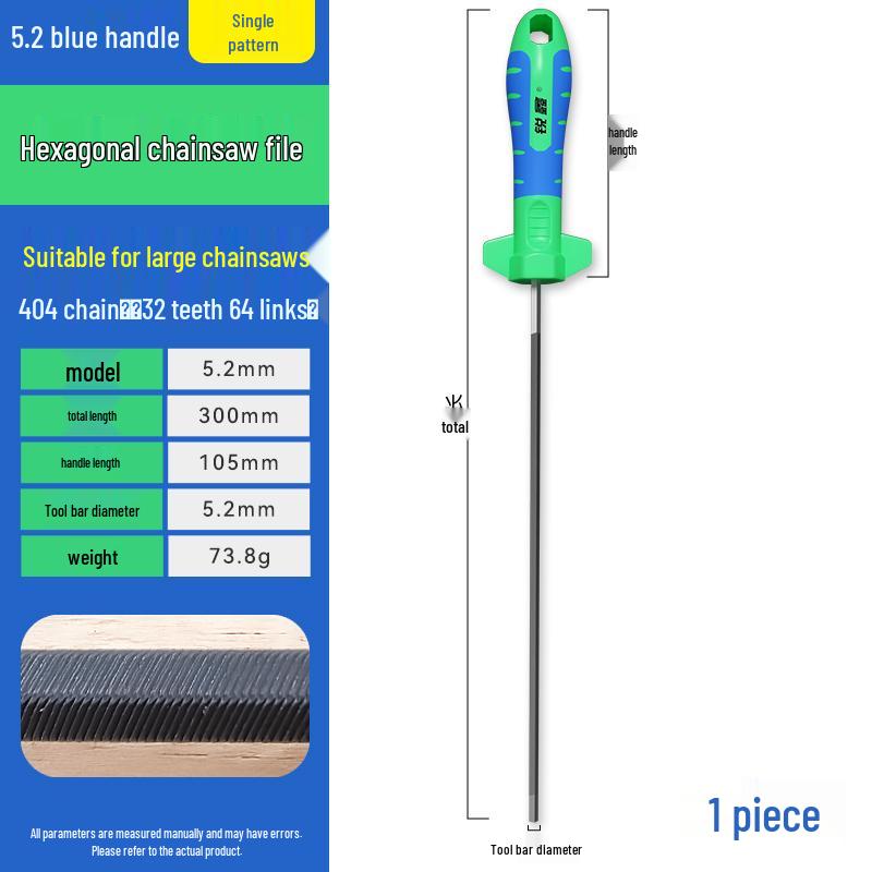 Sechskant Kettensägenkettenschleife Werkzeug - Handgeführter Sägezahnschärfer