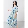 Aiyilian Retro Printed Summer Dress