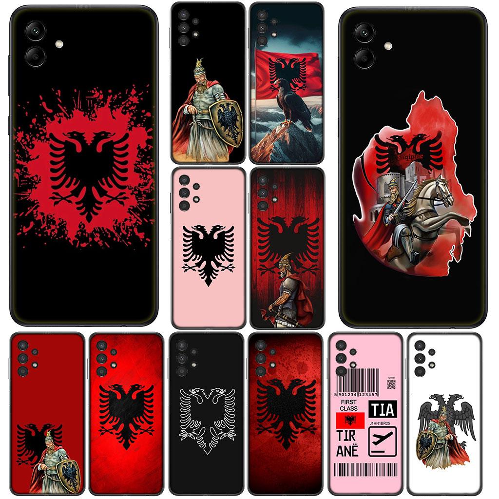 Phone Cover Wallpaper Albania Albanians Flag for Xiaomi Redmi Note 13 A3 A4 14 Pro Plus 9T 14C 13C 9C NFC + Pro+ 5G 4G Soft Case