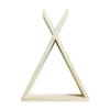 Children Wooden Wall Shelf Triangle Storage Bookshelf Living Room and Home Decor