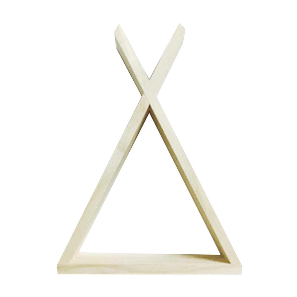 Children Wooden Wall Shelf Triangle Storage Bookshelf Living room and home Decor