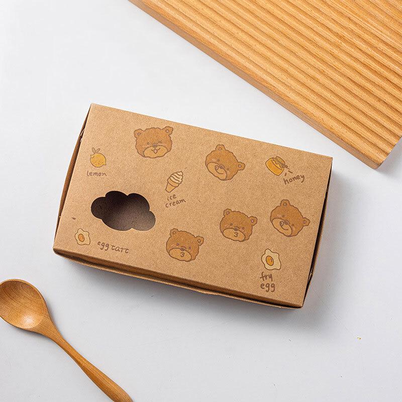 MEIDI Cute Bear Egg Tart Packaging Box