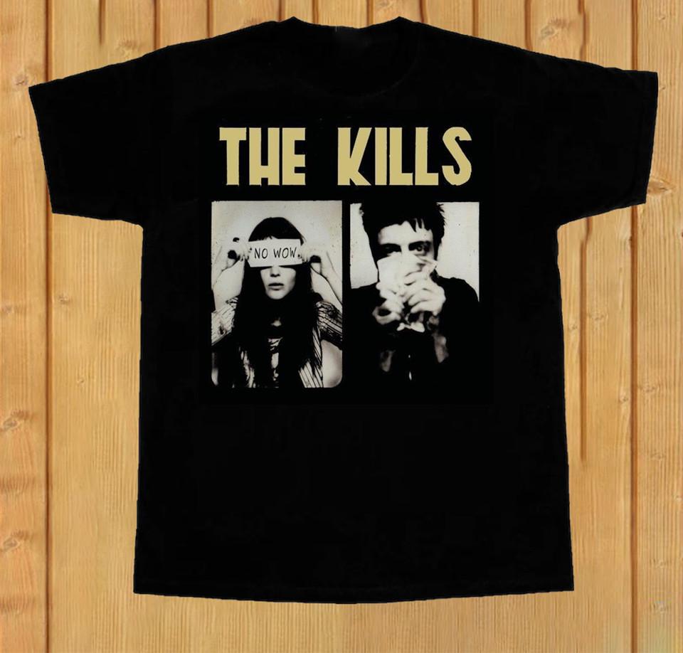 

The Kills Band No Wow Song Music Gift Tee Cotton Adult Shirt S-2345XL AL328 Unisex T-Shirt XXXXL