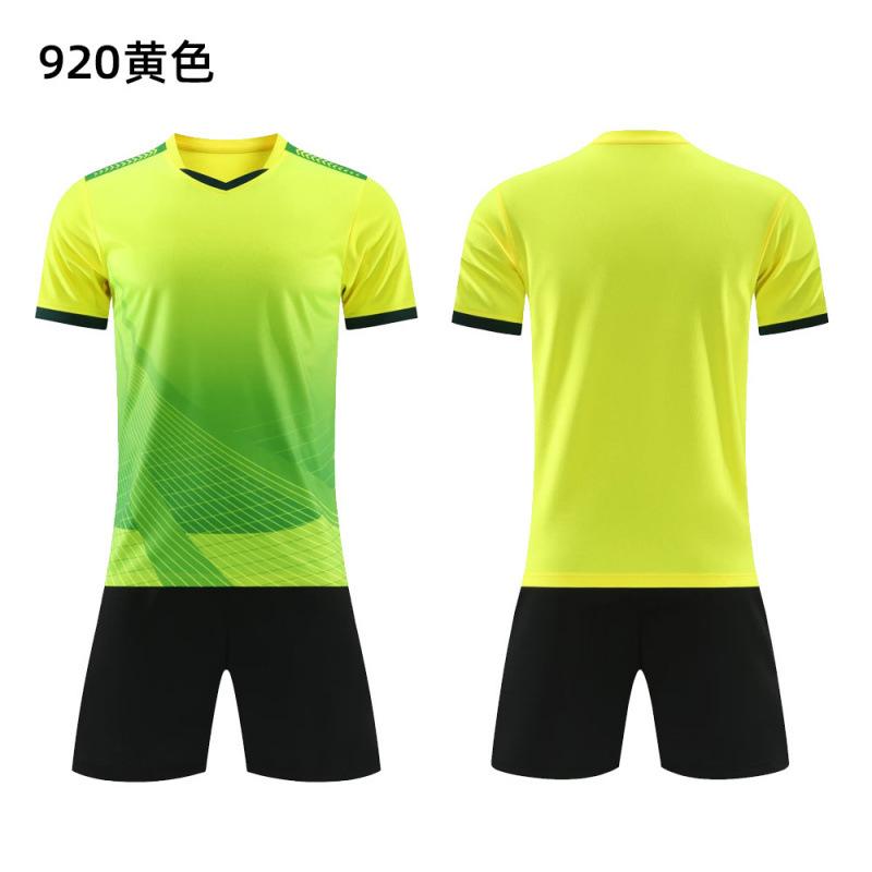 Football Jersey Sports Suit Printed Table Tennis Jersey Men'S Adult Game Training Jersey Children'S Short-Sleeved Jersey Set