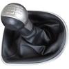 Seat Altea 2004- CZARNO-BEŻOWA gałka zmiany biegów + mieszek z CHROMowaną ramką 6 BIEGÓW