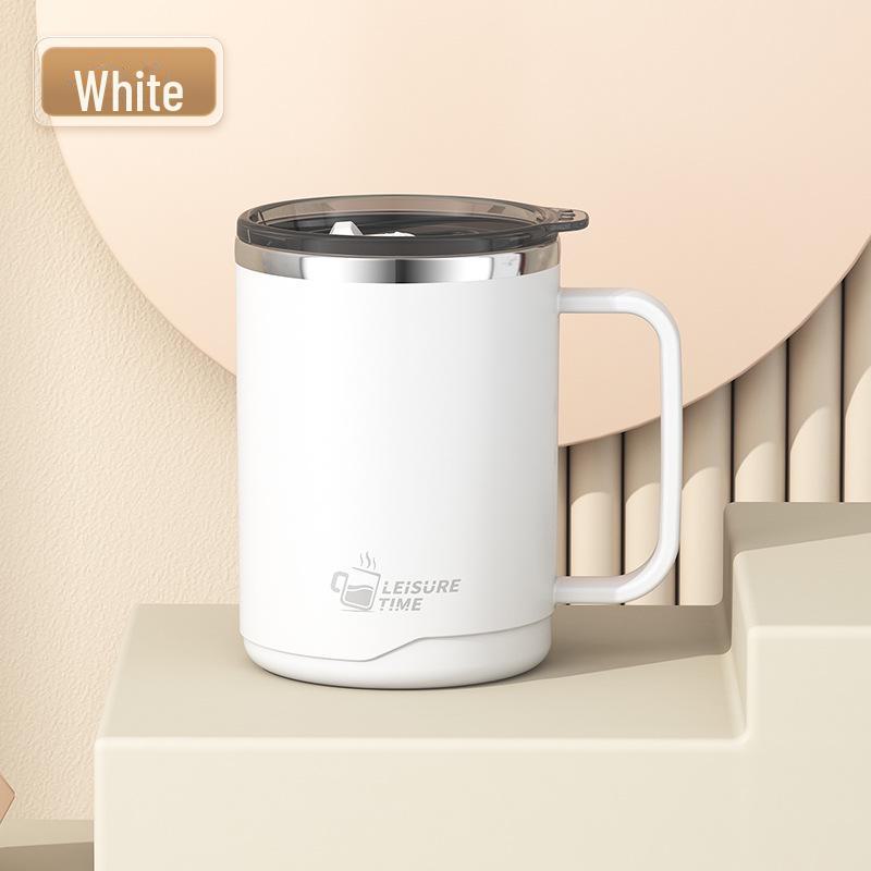 

Изолированная офисная кофейная кружка из нержавеющей стали с крышкой 201 Stainless Steel