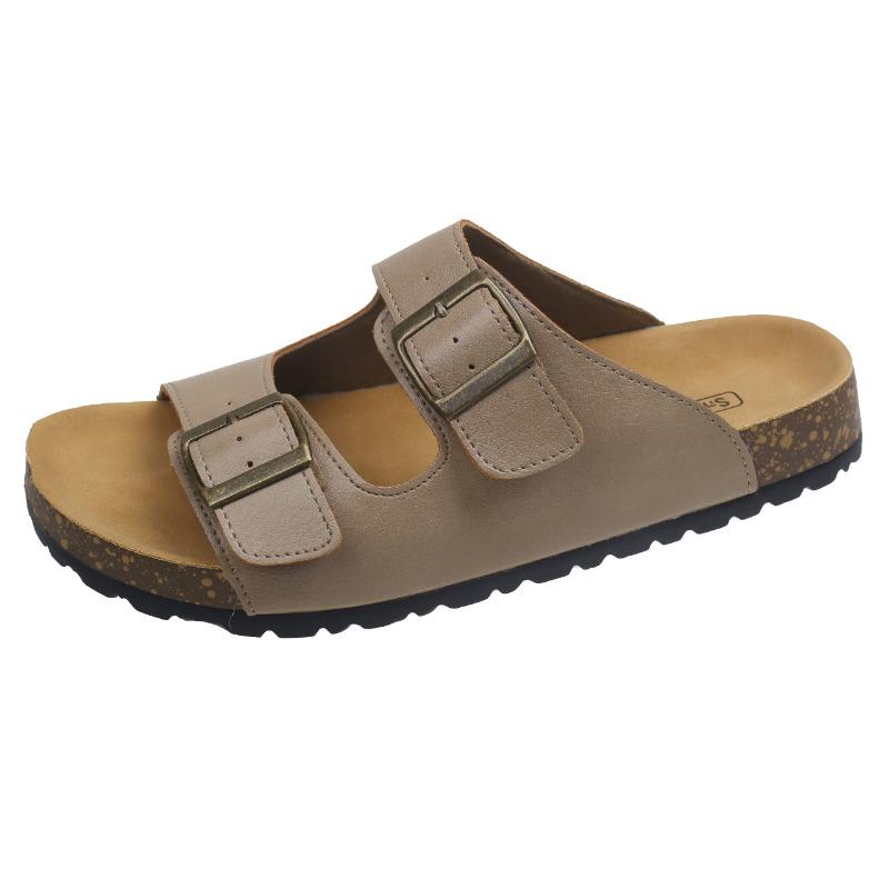 ~ Fashion versatile muffin thick bottom with cool slippers women's summer outer wear Boken slippers