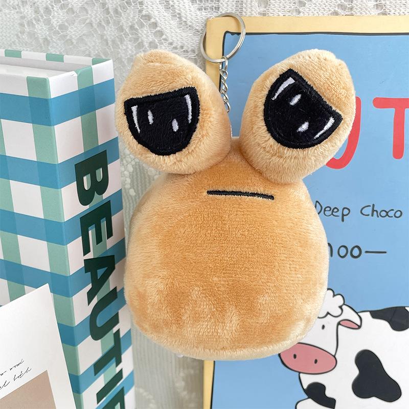 Ugly Cute Big-eyed Alien Pendant Doll Funny Doll Hanging Decoration Creative Style Plush Keychain