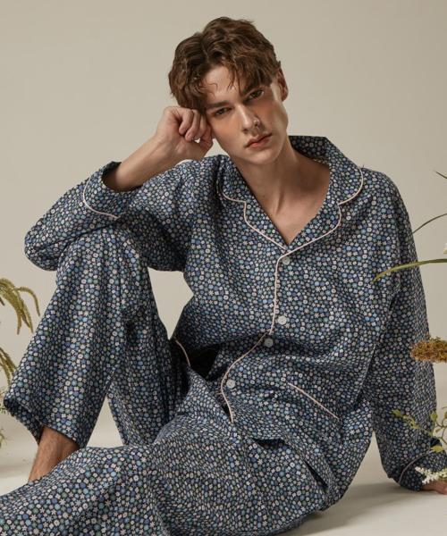 [Sleepy cat] Night Garden Pajama [Shipped from Korea] 100% Authentic Purple