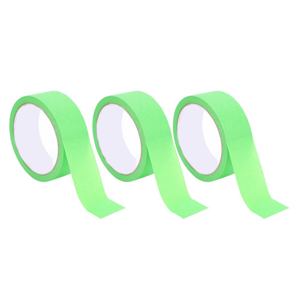 3Pcs Painters Tape Adhesive Masking for Car Painting Manual Grouting Decoration Tool Easy Removal 35mm 20m